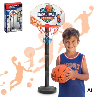 Basketbola komplekts ar bumbu, 93 cm