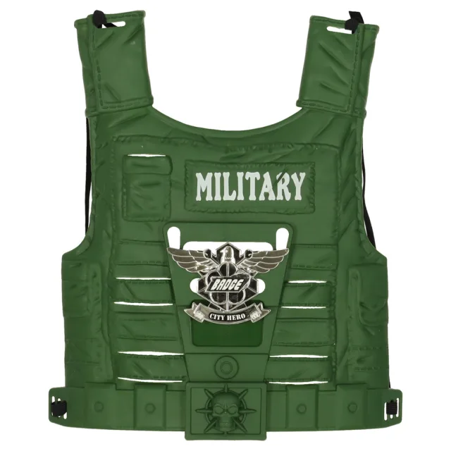 Militārais tērps veste veste šautene binoklis