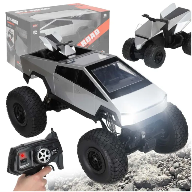 Tālvadības pikaps kravas automašīnas kāpšanas transportlīdzeklis 1:8 2.4GHz