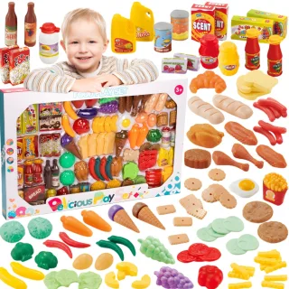 Delicious Play Set – 120 pārtikas produktu rotaļlietu komplekts