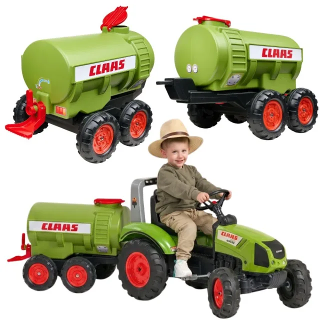 CLAAS cisternas piekabe bērnu traktoram, 3–7 gadi