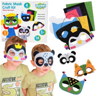 ART&FUN radošais filca masku komplekts “Dari pats”, 4 maskas
