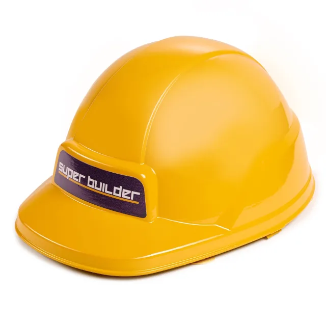 Dzeltena būvniecības ķivere Super Builder