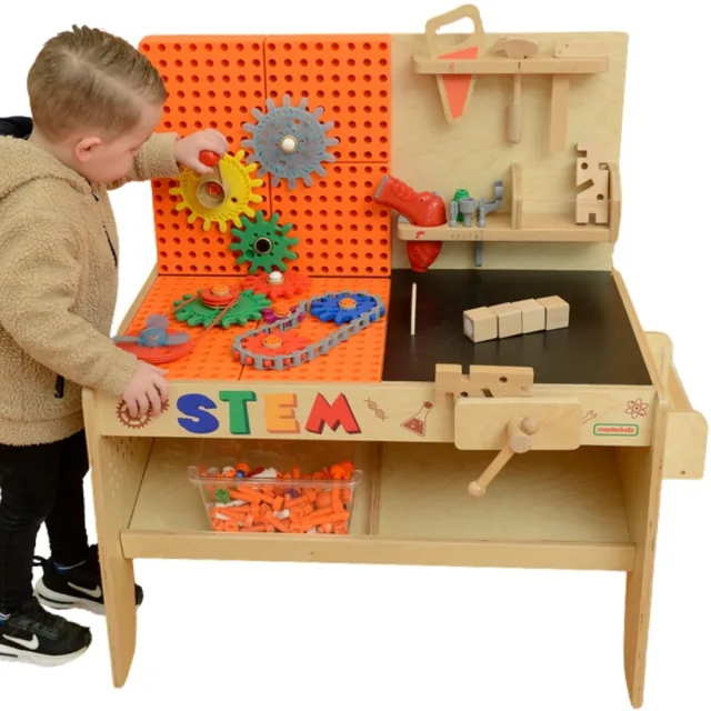 XXL Montessori STEM koka darbnīca ar instrumentiem