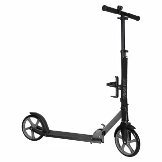Trike Fix saliekamais pilsētas skrejriteņš ar 200 mm riteņiem, melnā un pelēkā krāsā
