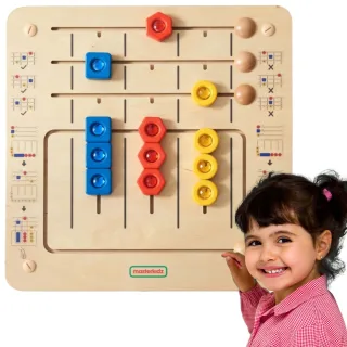 Diamentu šķirošanas puzle — Montessori izglītojošā sienas tāfele