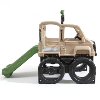 Safari Truck rotaļu laukums ar slidkalniņu