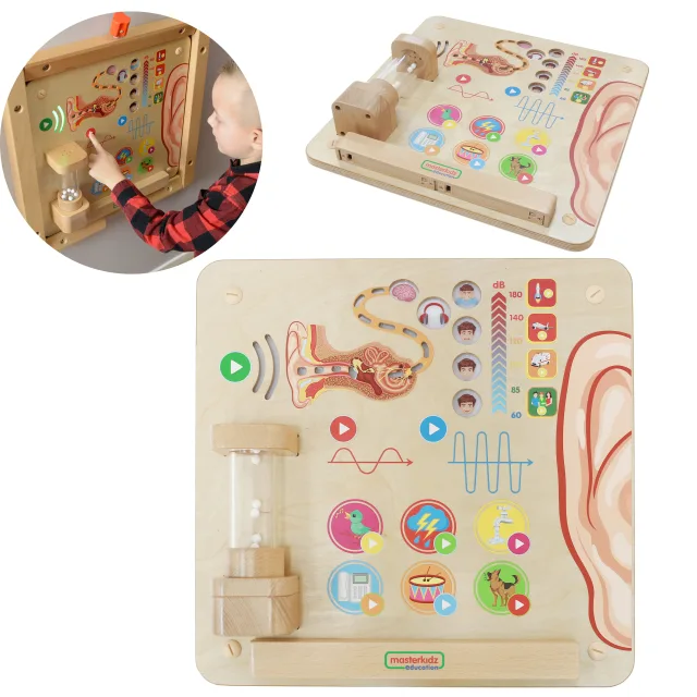 Montessori dzirdes izglītojošais dēlis