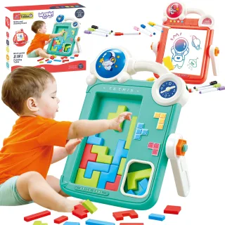 Divpusēja zīmēšanas tāfele un Tetris spēle 2 vienā