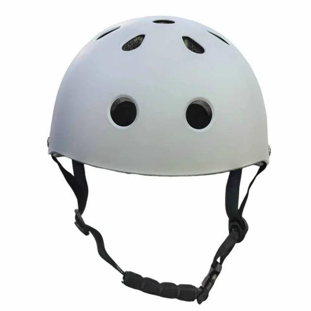 Trike Fix bērnu velosipēdu ķivere regulējama LED M 55-58cm tumši pelēka