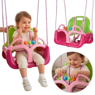 Šūpoles Swing 3 vienā, rozā