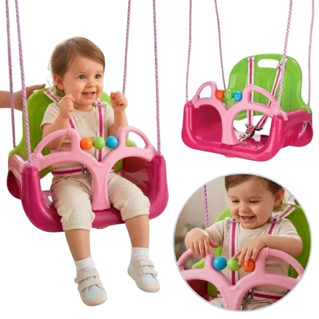 Šūpoles Swing 3 vienā, rozā