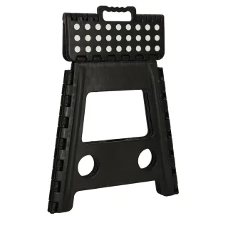 Neslīdošs saliekamais taburete 39cm melns