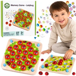 MEMORY koka atmiņas spēle ar mārītes puzli