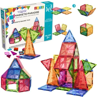 3D Montessori magnētiskie būvēšanas klucīši