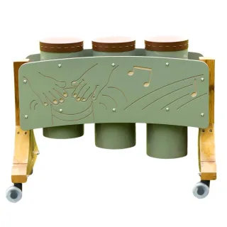 Dārza instrumenti: 3 kongas bungas