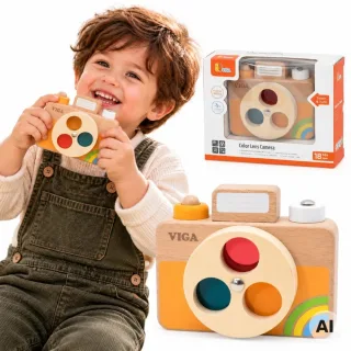 Koka fotoaparāts — krāsas un skaņa