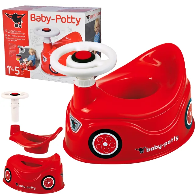 Bobby Car podiņš-automašīna ar stūri un skaņas signālu