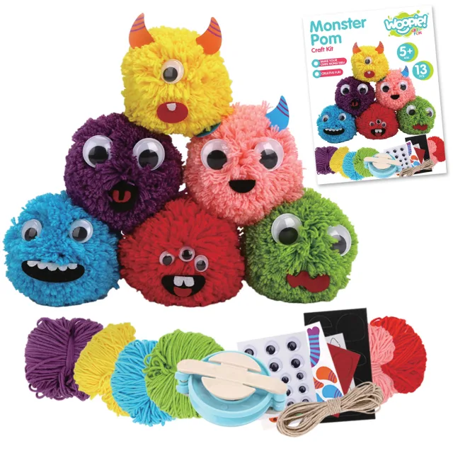 ART&FUN radošais komplekts Monster Pom
