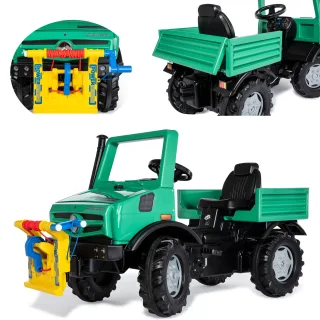 RollyUnimog Forst Mercedes-Benz pedāļu auto ar vinču