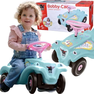 Bobby Car Classic vienradža braucamais ar skaņas signālu
